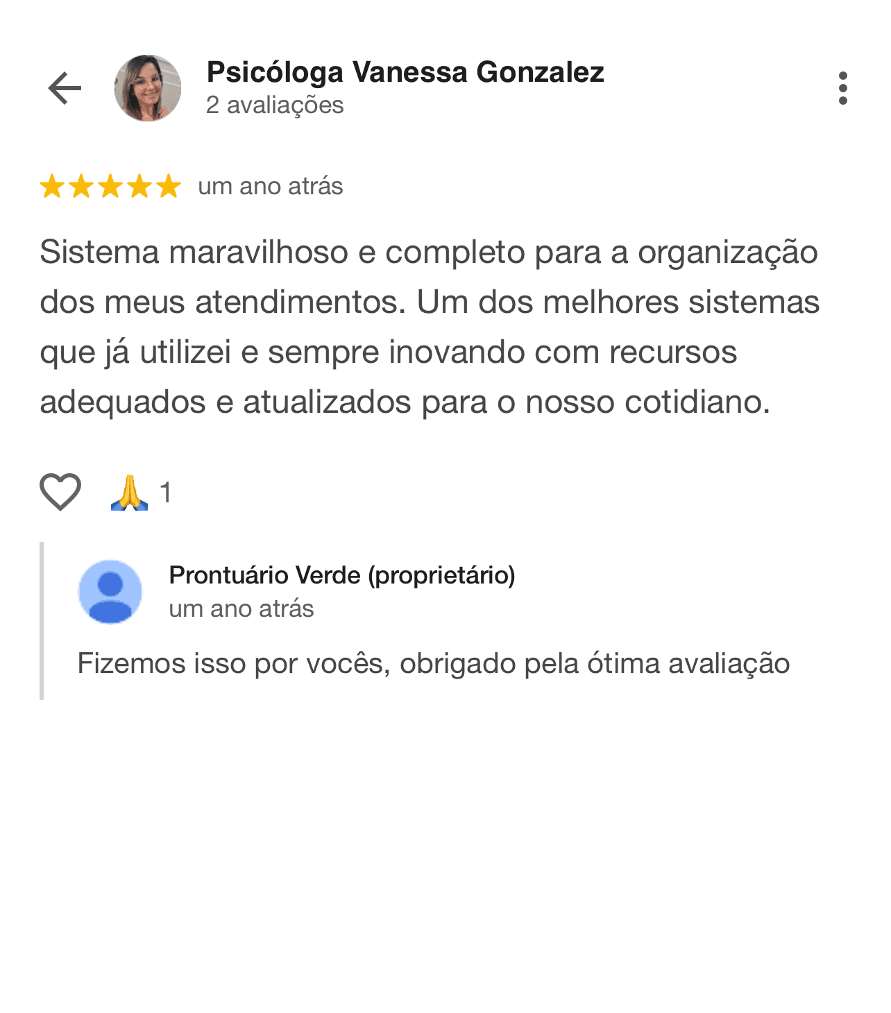 Google review