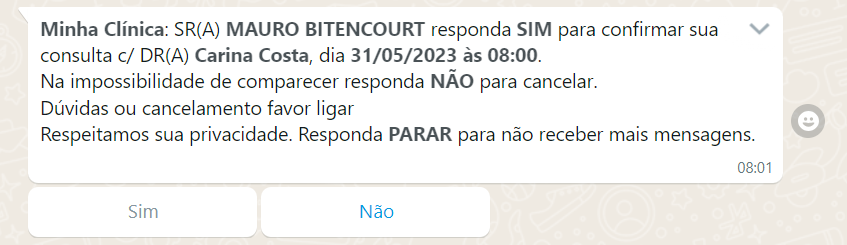 Enviamos lembretes automáticos via Whatsapp para confirmar consultas dos  pacientes. Sua rotina fica bem mais simples com a gente! Com a  integração, By App Health